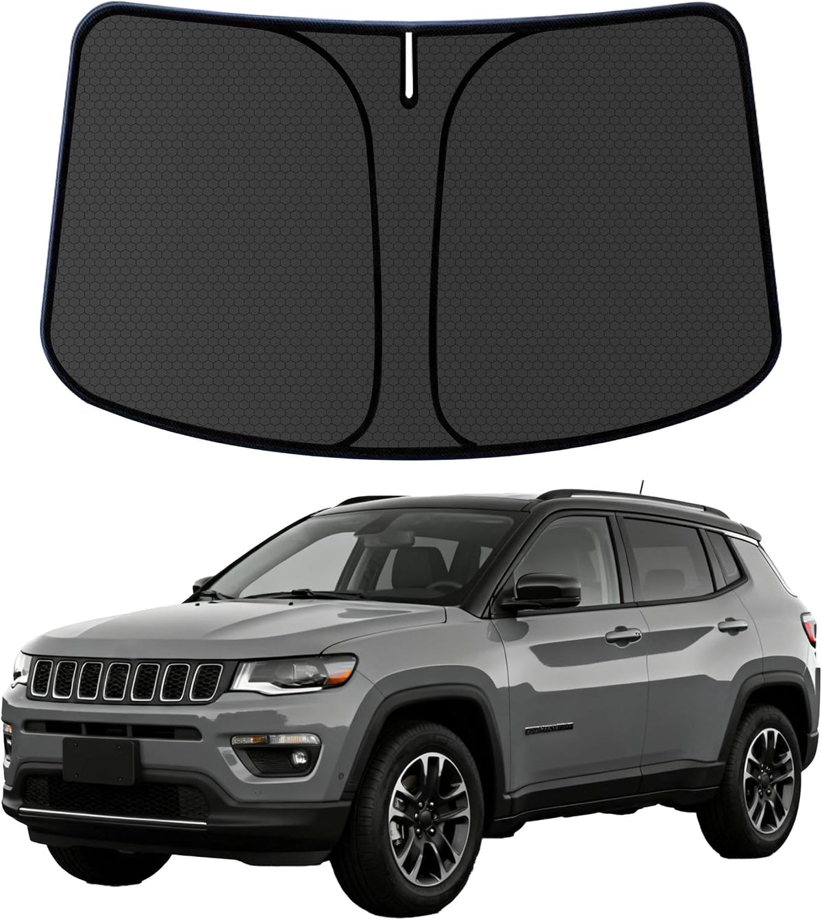 X4 Windshield Sun Shade for BMW X4 2019-2025 Blocks UV Rays Accessories,1:1 Custom Foldable Thickened Wear-Resistant Front Window Sunshade Visor,Keeps Your Car Cooler