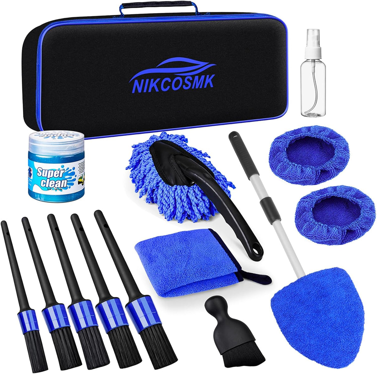 Windshield Cleaner Tool, Car Interior Detailing Cleaning Brush Kit