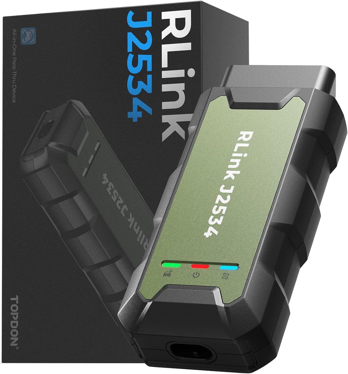 TOPDON RLink J2534 Pass-Thru Programmer, Supports J2534/D-PDU/CAN-FD/DoIP