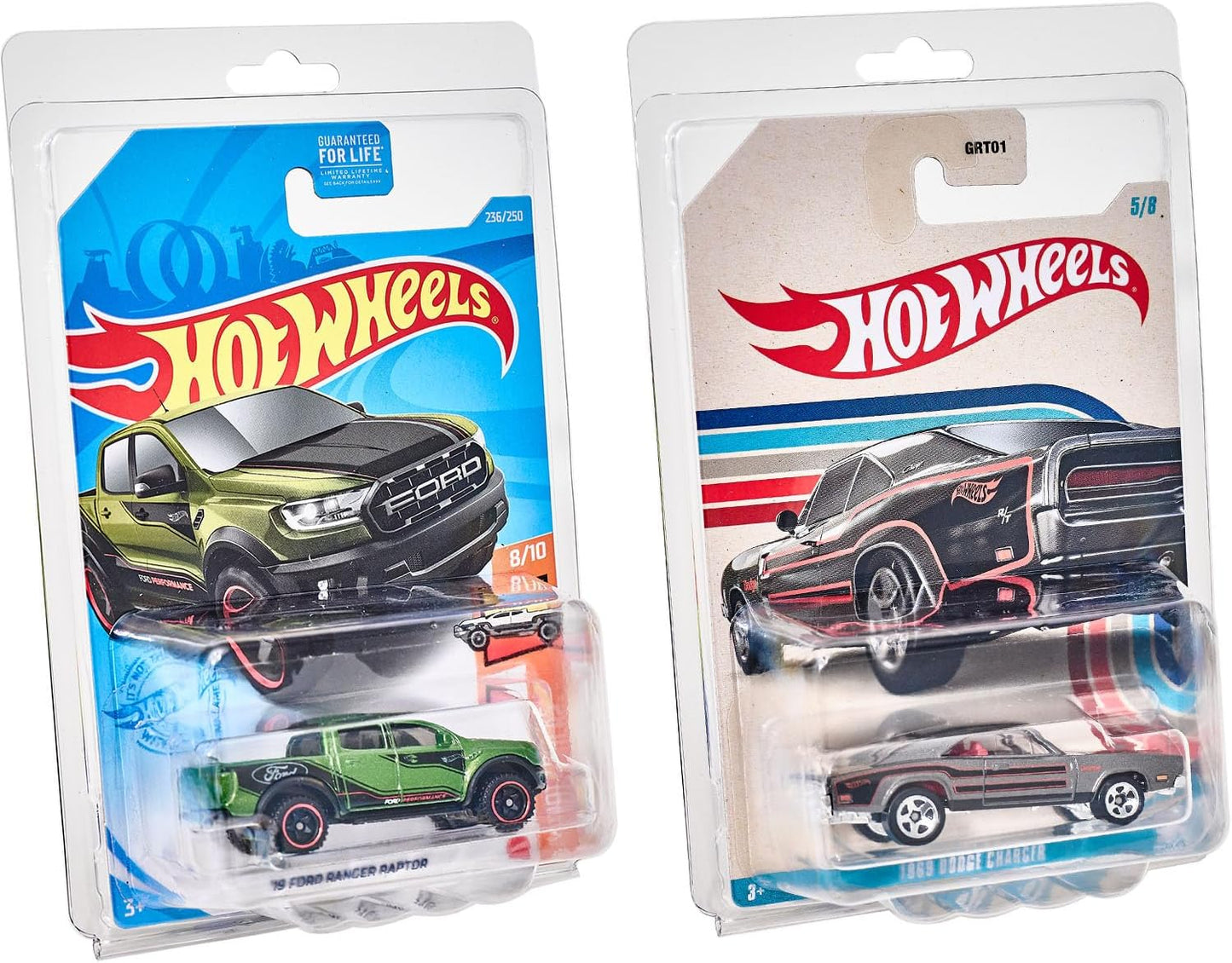 Platinum Protectors Protector Case for Hot Wheels Mainline and Matchbox Cars Clear Plastic Clamshell Blister Display (10 pack)