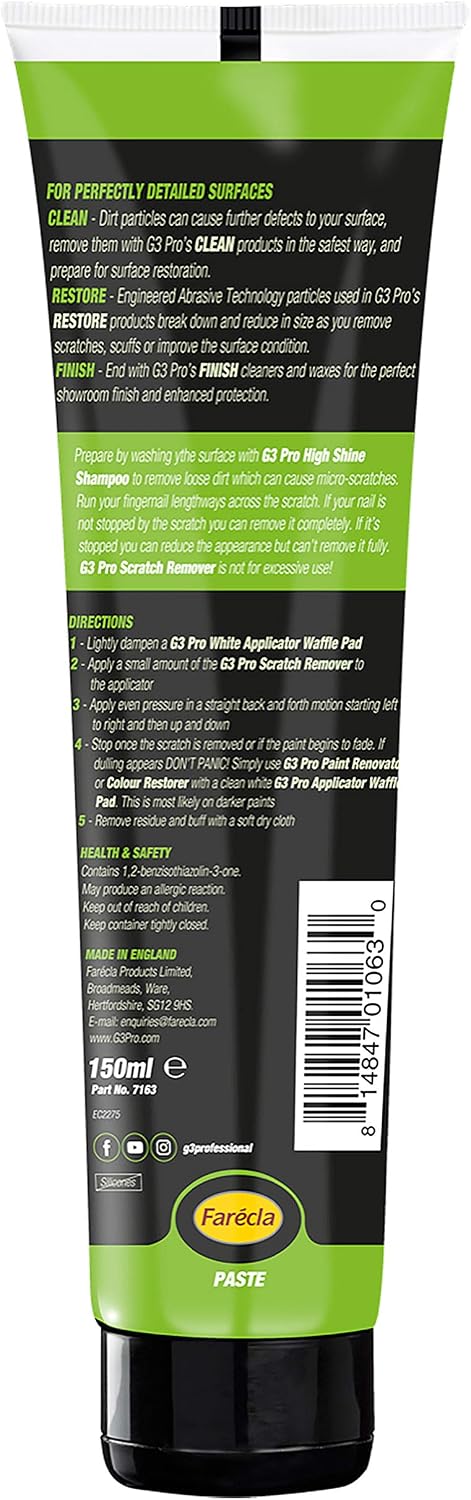 G3 Pro 7163 150ml G3 Professional Scratch Remover Paste