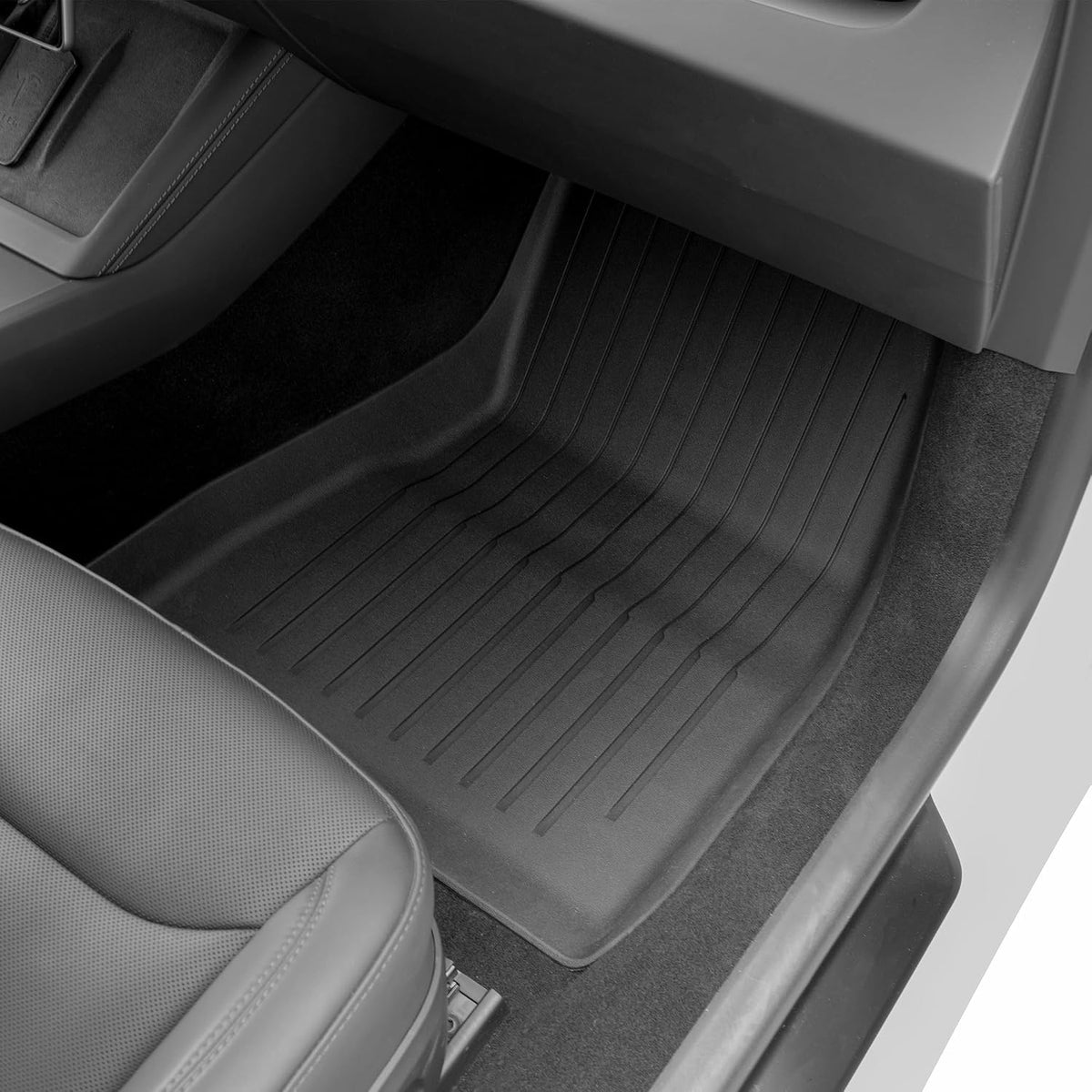 SUPER LINER Tesla Model 3 Floor Mats 2021 2022 2023 All-Weather TPE 6Pcs
