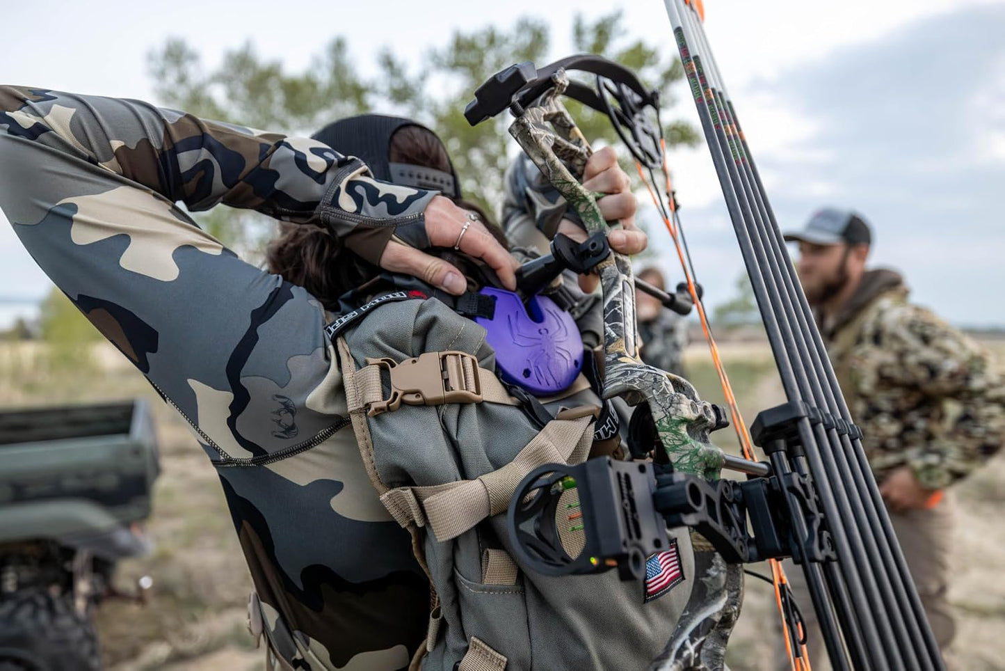 Bow Spider Case Alternative – Carrying System for Compound Bow Case, Archery Holder for Backpack, Hunting Sling Mount, Compatible with Recurve, Outdoor Hunting Gear