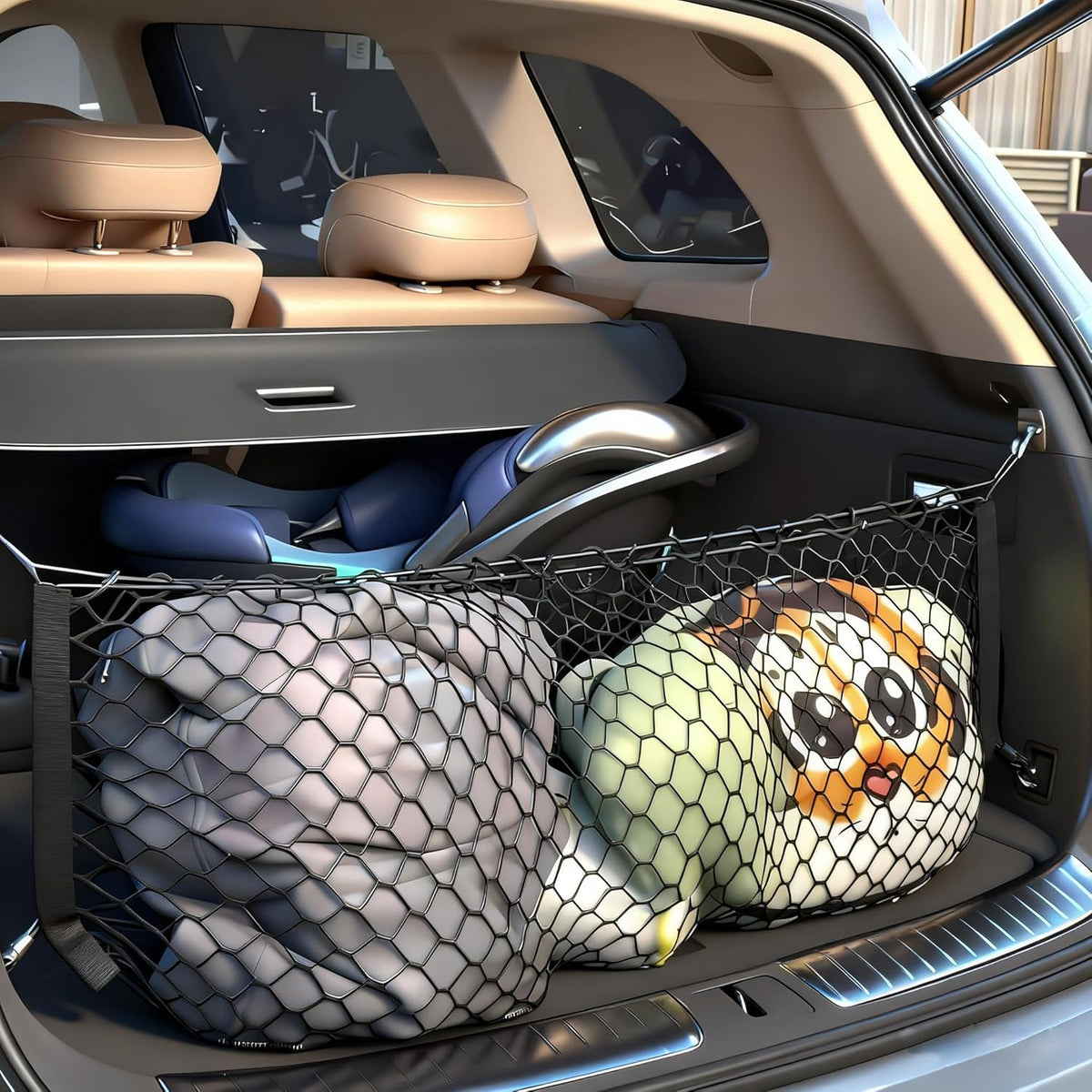 Trunk Cargo Net Compatible with Ford Explorer LB5Z7855066AA 2020 to 2026