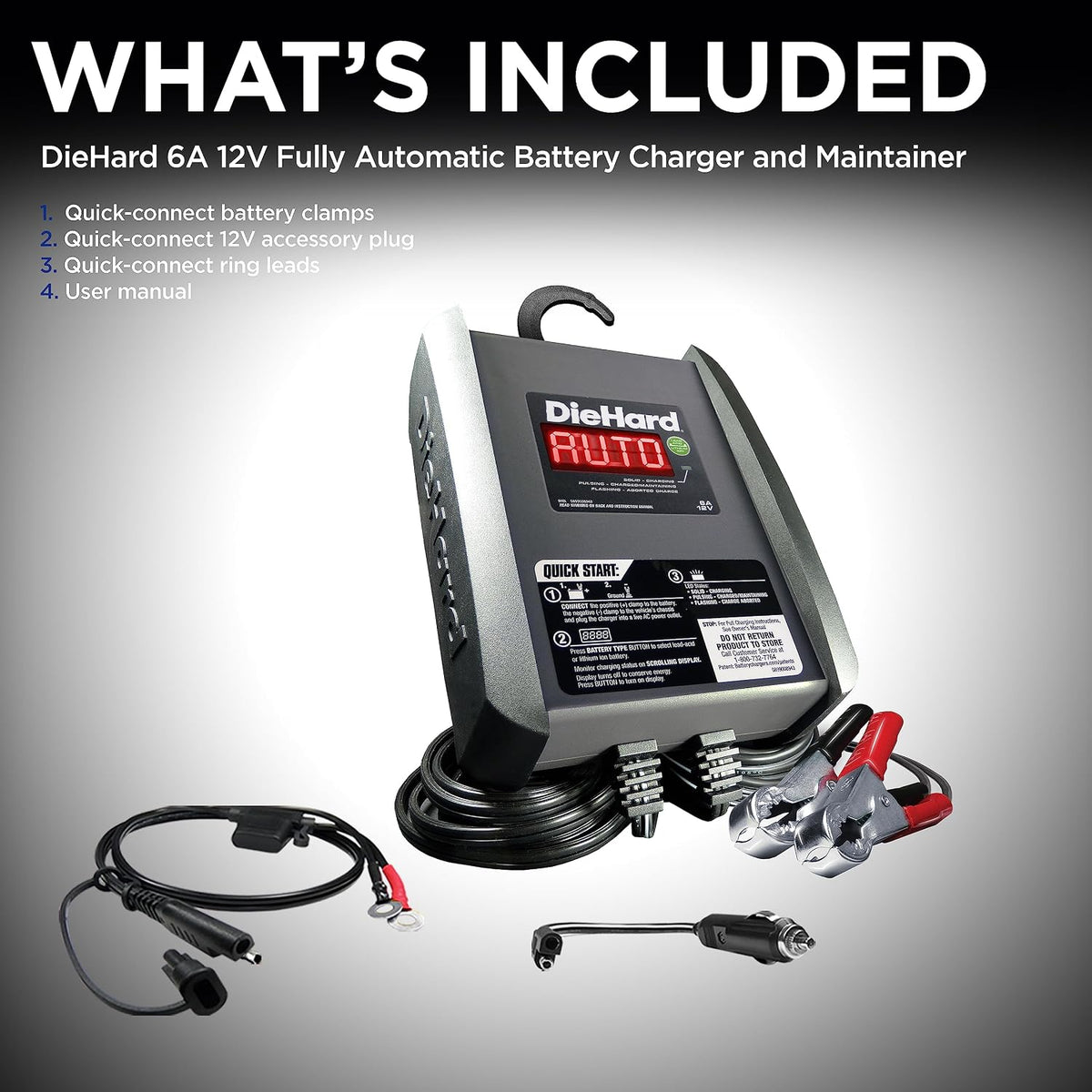 DieHard DH6L 6A 12V Fully Automatic Battery Charger