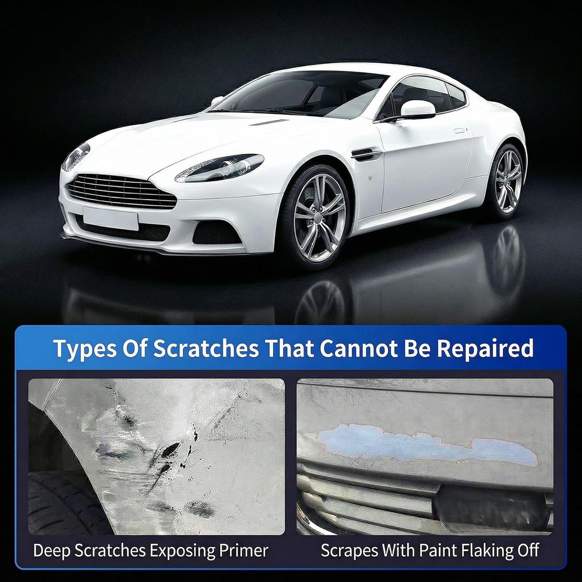 Scratch Remover for Vehicles, 2026 New Car Scratch Repair Kit, Multifunctional Car Paint Scratch Remover for Surface Damage, Portable Car Polishing Wax for All Drivers (2 Set)