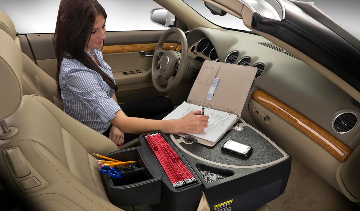 AutoExec Express Car Desk for Your Vehicle Workstation and Mobile Office