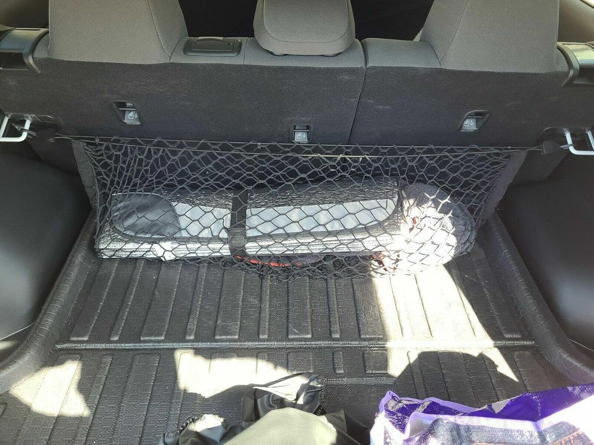 Trunk Rear Seats Organizer Cargo Net for Kia Seltos 2020-2026 – Envelope Style Cargo Net for SUV–Premium Mesh Elastic Car Trunk Organizer Vehicle Carrier Storage–Compatible with Seltos