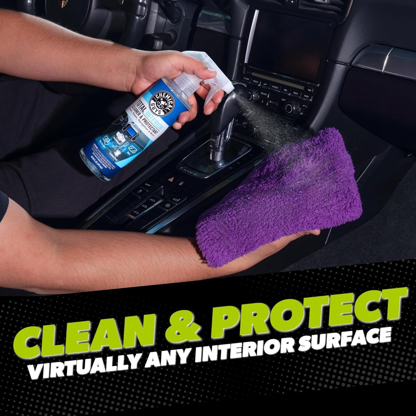 Chemical Guys, 7-Piece Car Cleaning Kit, Wash, Wheel & Interior Cleaners | Everything a first-time detailer needs for a full inside-and-out clean without buying pieces one at a time