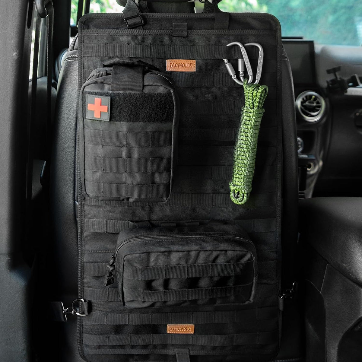 Seat Back Organizer & Camping Bag Convertible for Cars, SUVs Trucks
