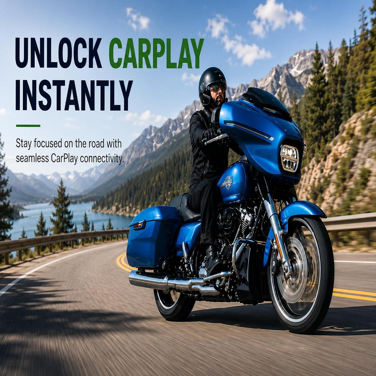 Motorcycle CarPlay Bluetooth Headset Bypass Adapter