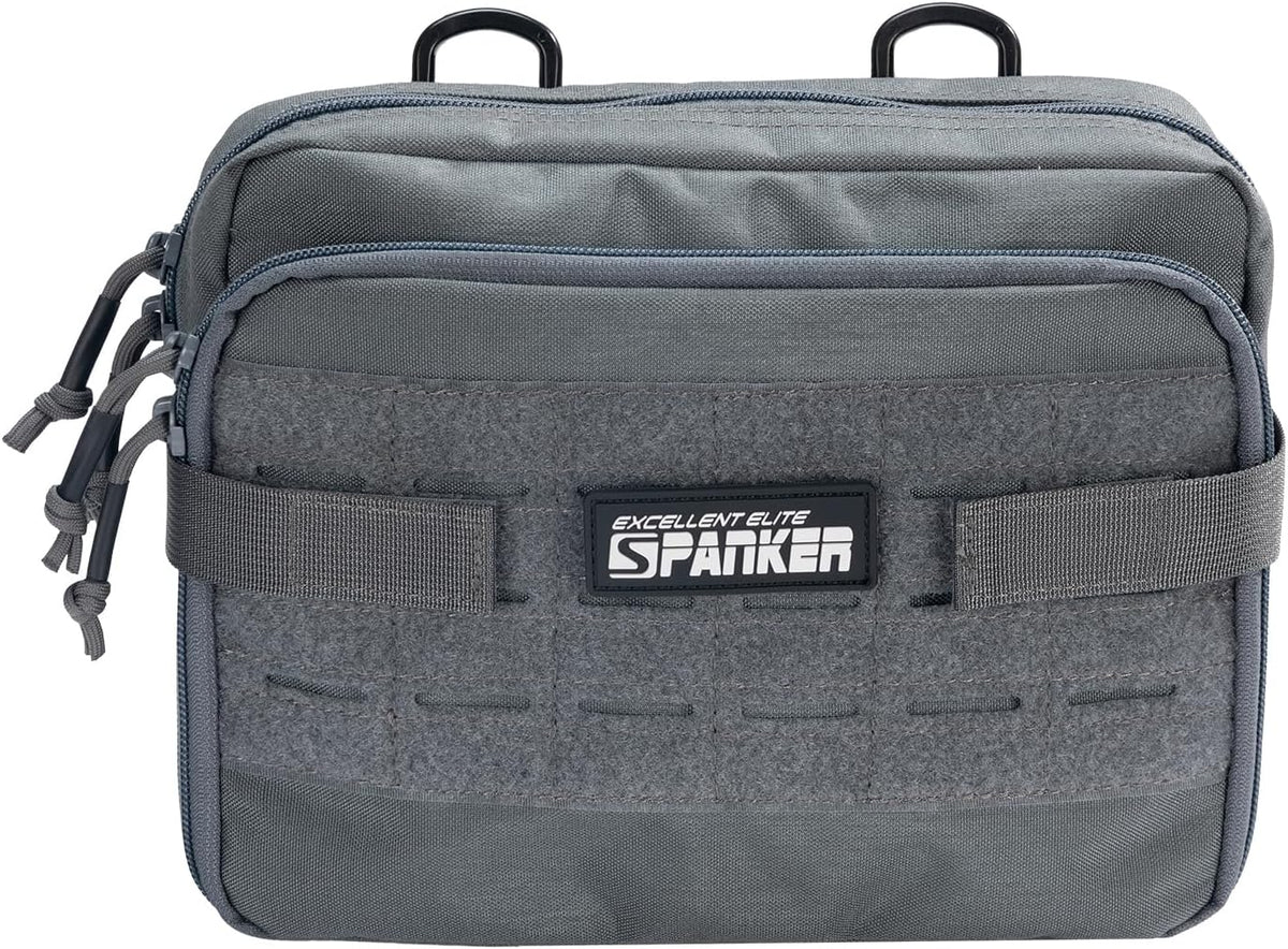 EXCELLENT ELITE SPANKER Tactical Molle Admin Pouch Utility Organizer EDC Medical Bag Utility EDC Tool Pouch with Shoulder Strap Attachment Pouches Waist Bag
