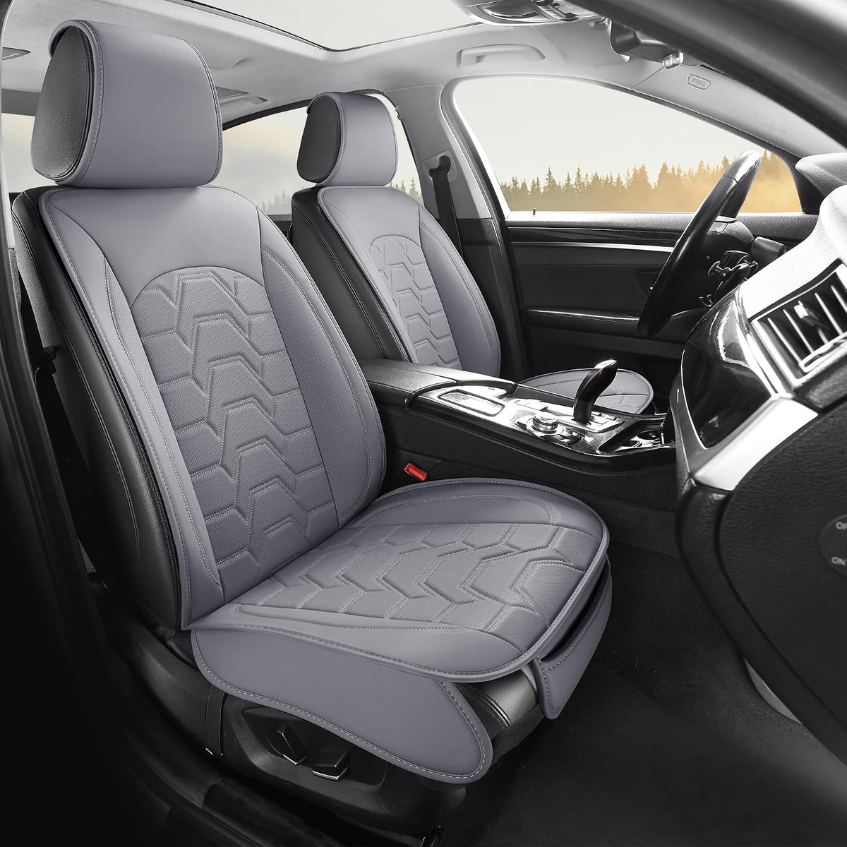 Leather Car Seat Covers Front Automotive Seat Protectors