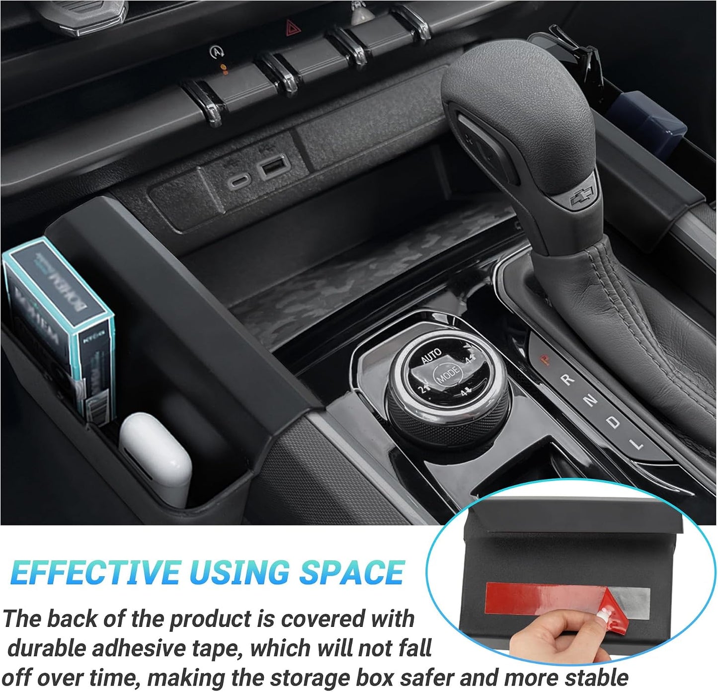 Center Console Organizer Compatible with 2023-2026 Chevy Colorado/2023-2026 GMC Canyon, Armrest Storage Box＆Gear Shift Organizer Tray Interior Truck Accessories