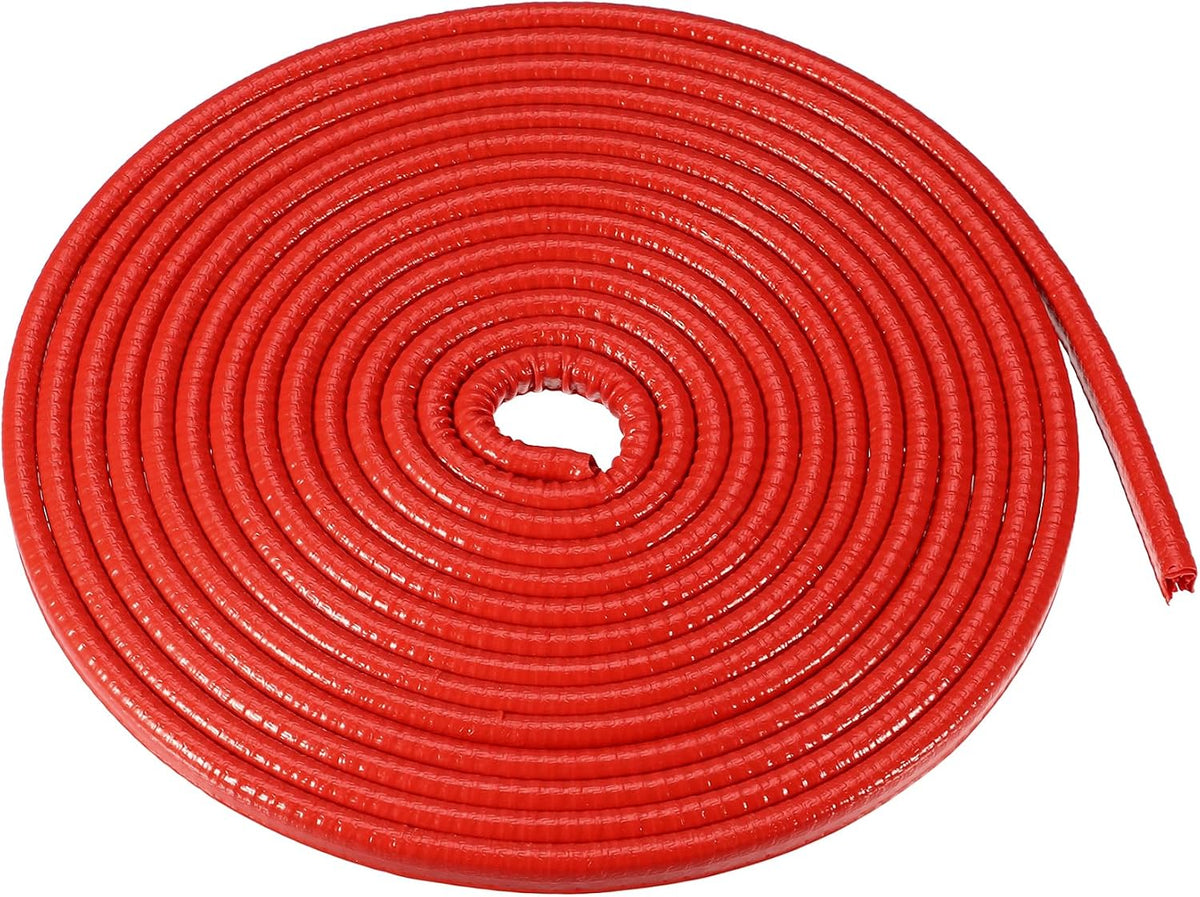 16.4ft U Shape Rubber Edge Trim Seal Strip for Car Truck Blue