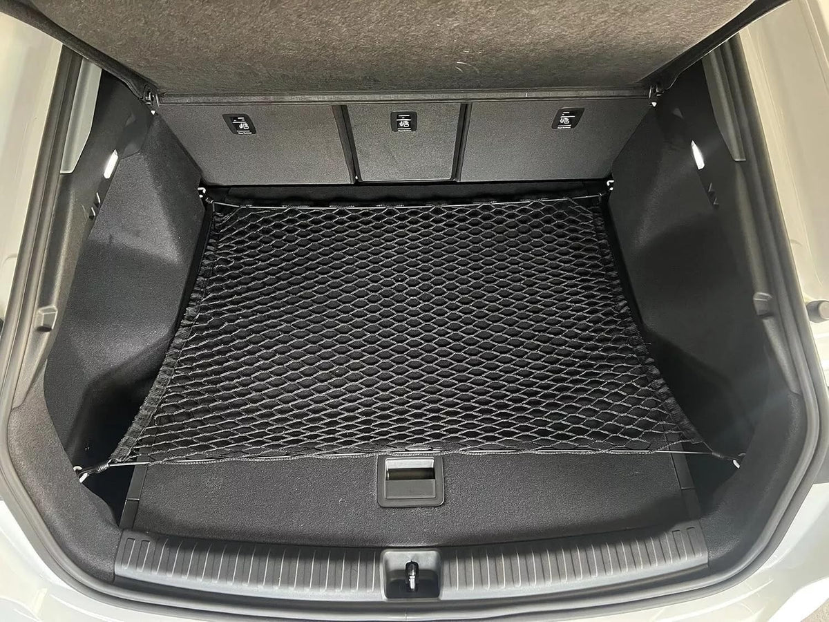 Rear Trunk Organizer Cargo Net for Audi Q4 e-tron 2022-2026 – Floor Style Cargo Net for SUV – Premium Mesh Car Trunk Organizer Vehicle Carrier Storage – Compatible with Q4 e-tron