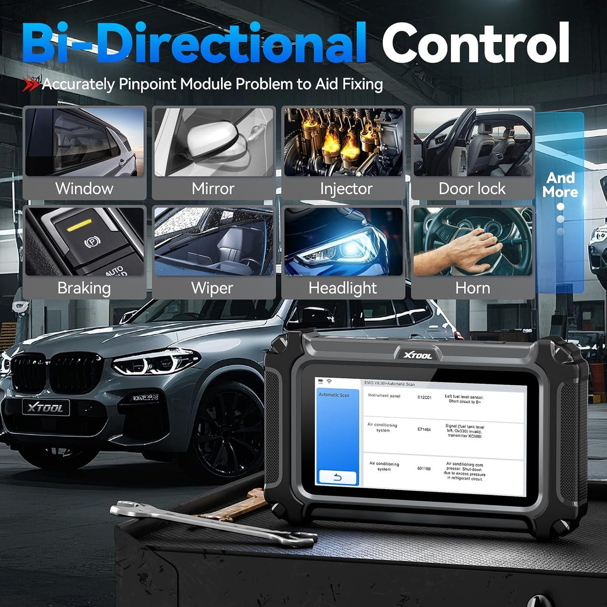 XTOOL IP500 for BMW OBD2 Scanner, Full Systems Bidirectional Scan Tool