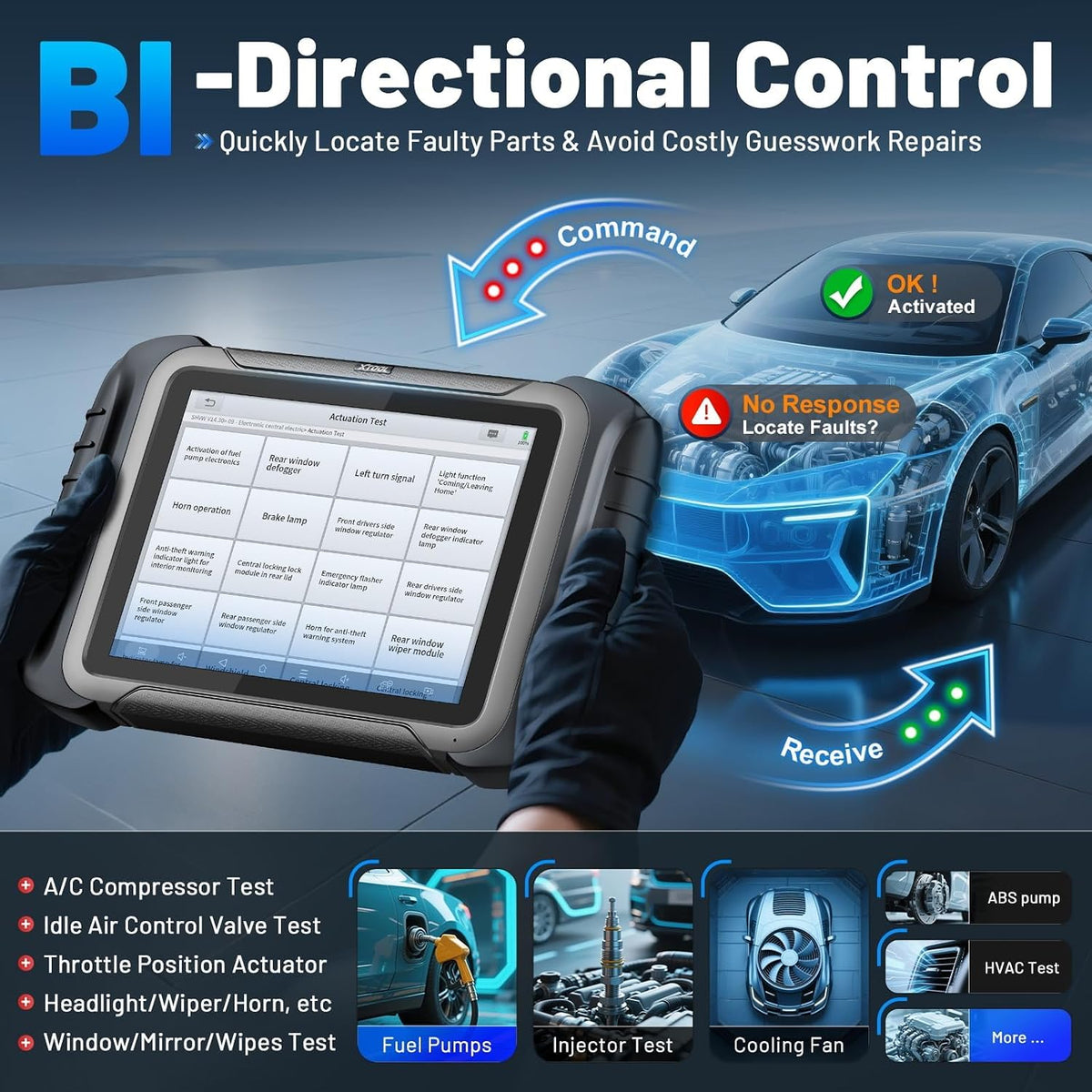 XTOOL D8S Bidirectional Scan Tool: 2026 AI-Assisted OBD2 Scanner