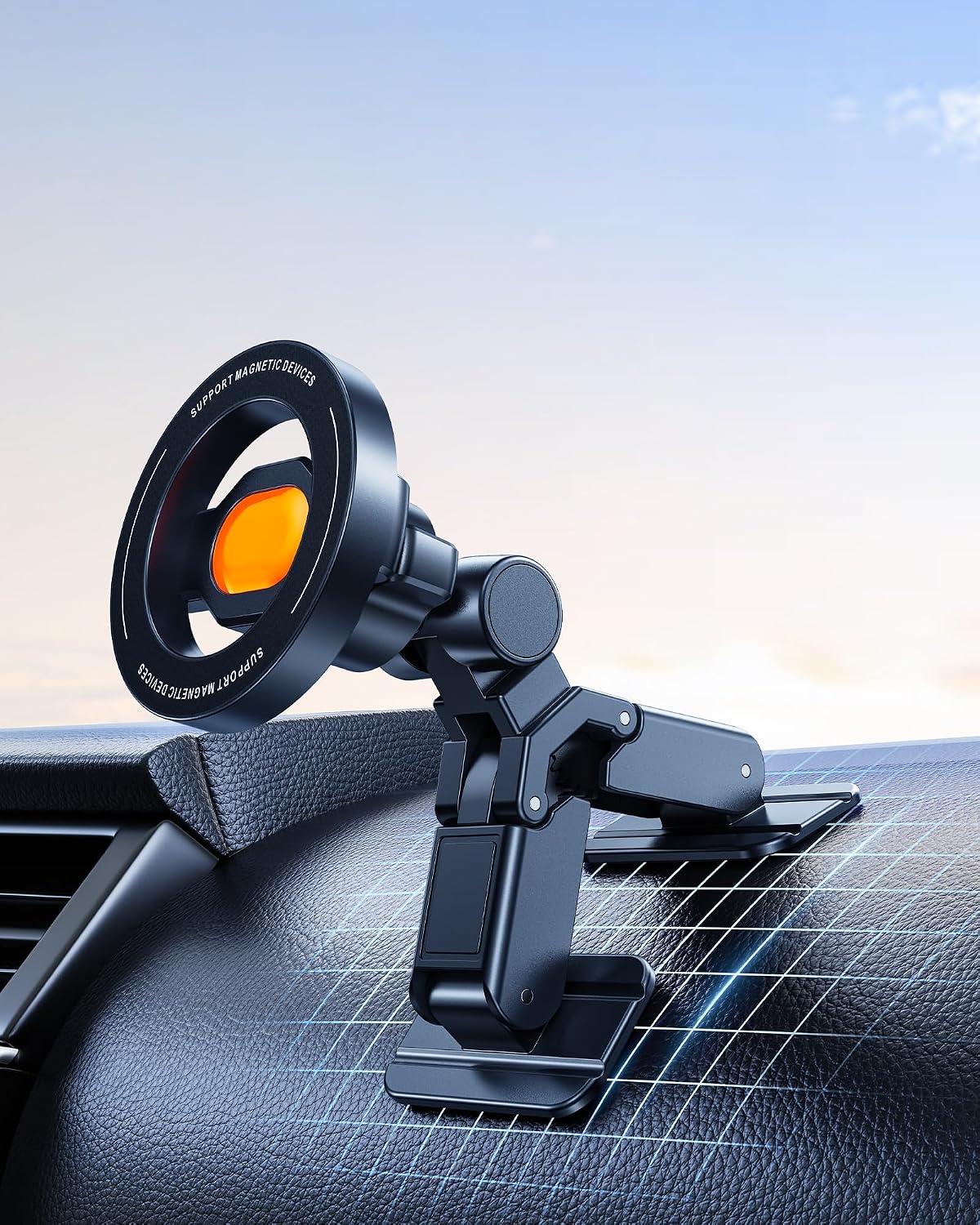 Car Phone Holder for Magsafe Dashboard Car Mount Strong Magnetic