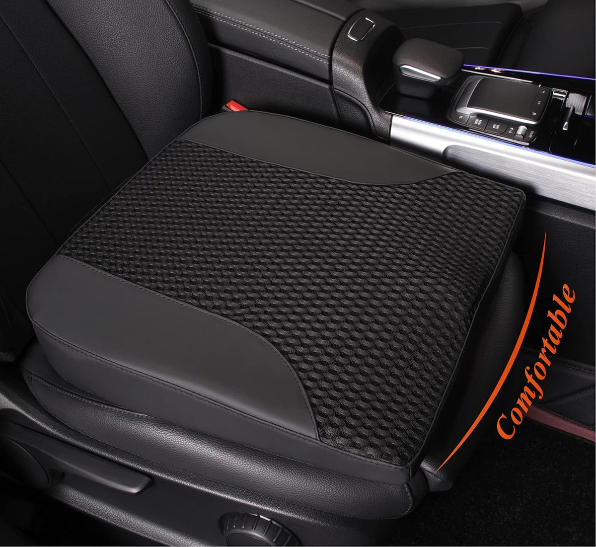 kingphenix Memory Foam Car Seat Cushion for Driving Comfort and Office Use