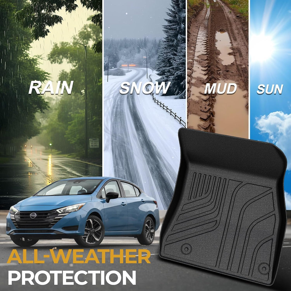 Floor Mats for 2020-2025 Nissan Sentra Accessories