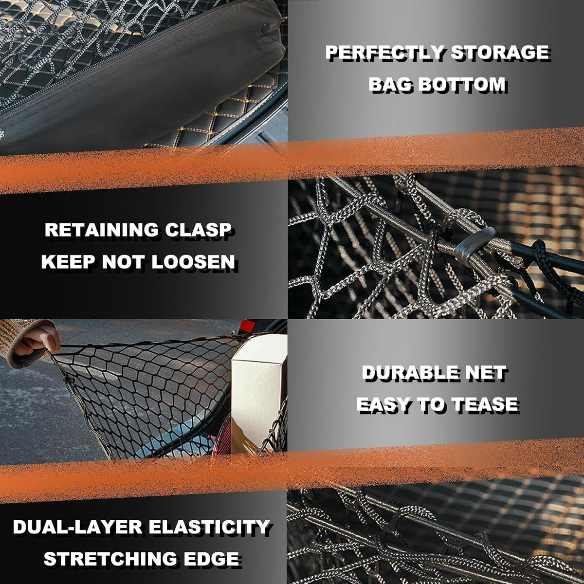 Cargo Net for Subaru Outback Trunk Car Rear Tailgate Netting (Not for 2026)