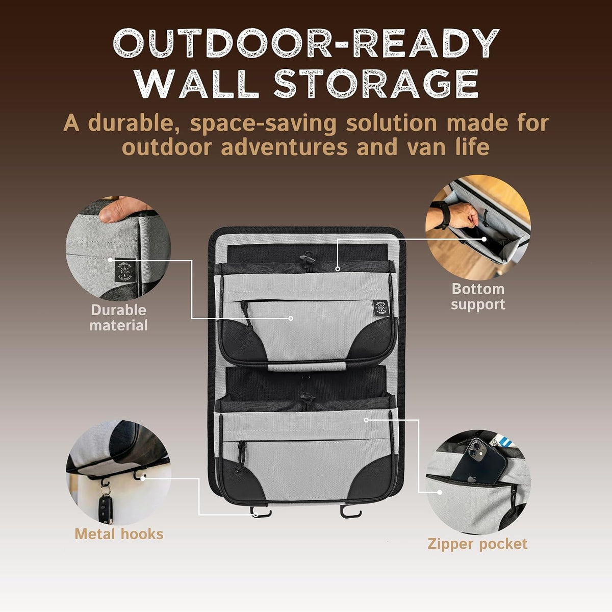 Living in a Bubble Wall Storage Organizer