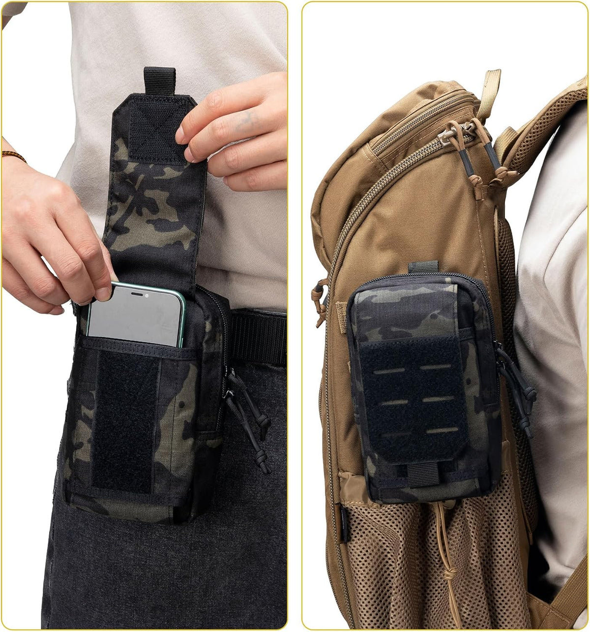 EXCELLENT ELITE SPANKER Tactical EDC Pouch Molle Utility Pouch Phone Pouch