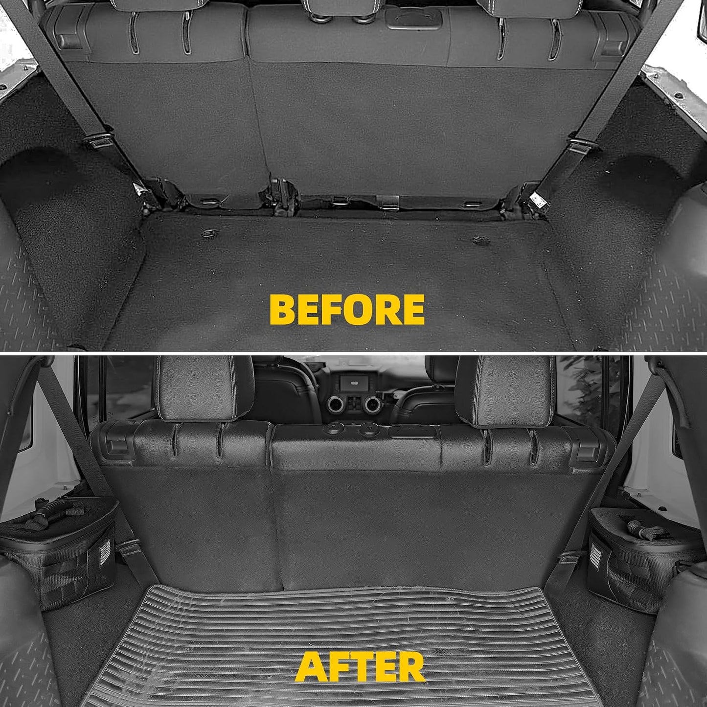 Door Storage Bags Compatible with Wrangler JK TJ LJ & Unlimited 2007-2017 4 Doors Tools Bag Wrangler Storage Bag Trunk Organizer Wrangler Interior Accessories(2-Pack)