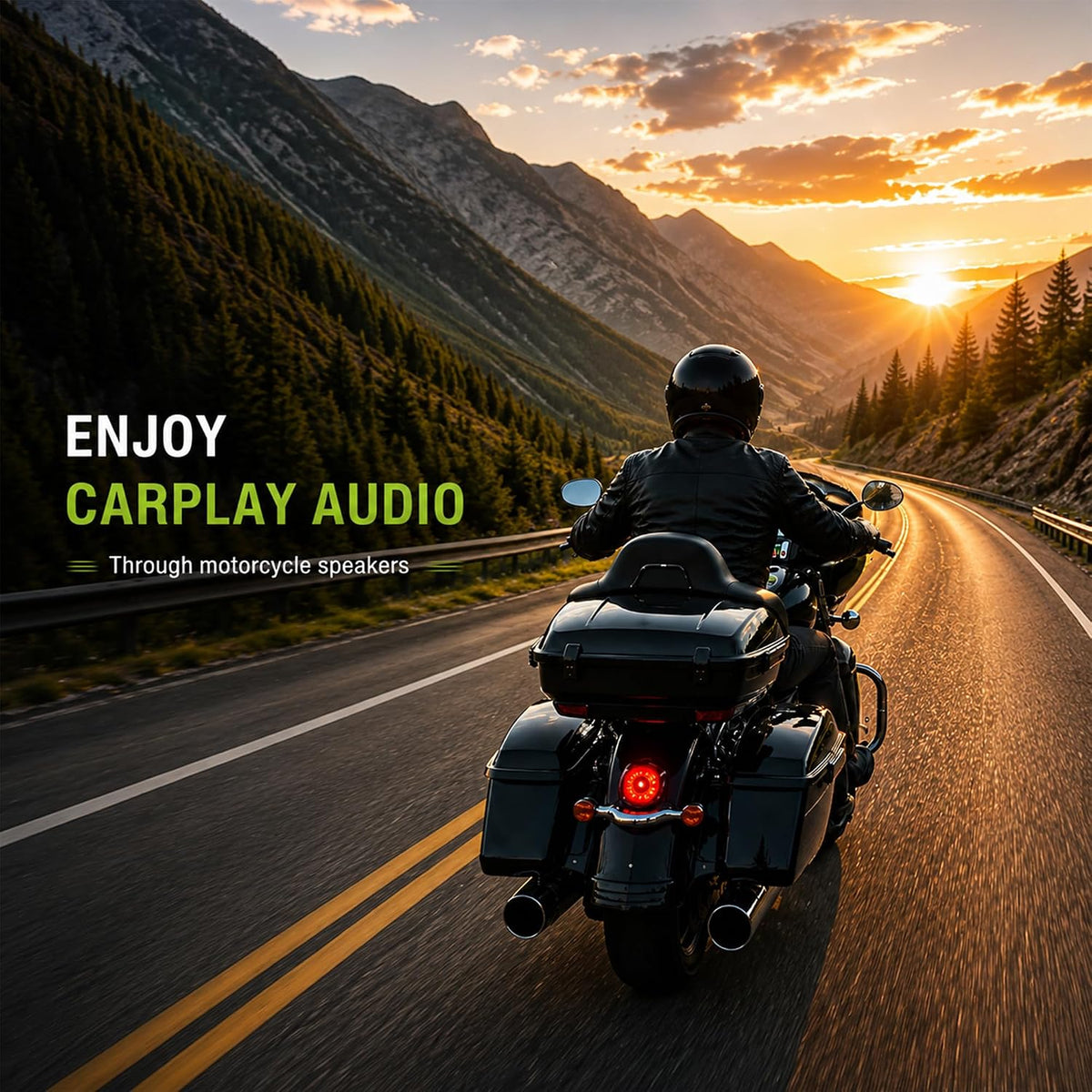 Motorcycle CarPlay Bluetooth Headset Bypass Adapter