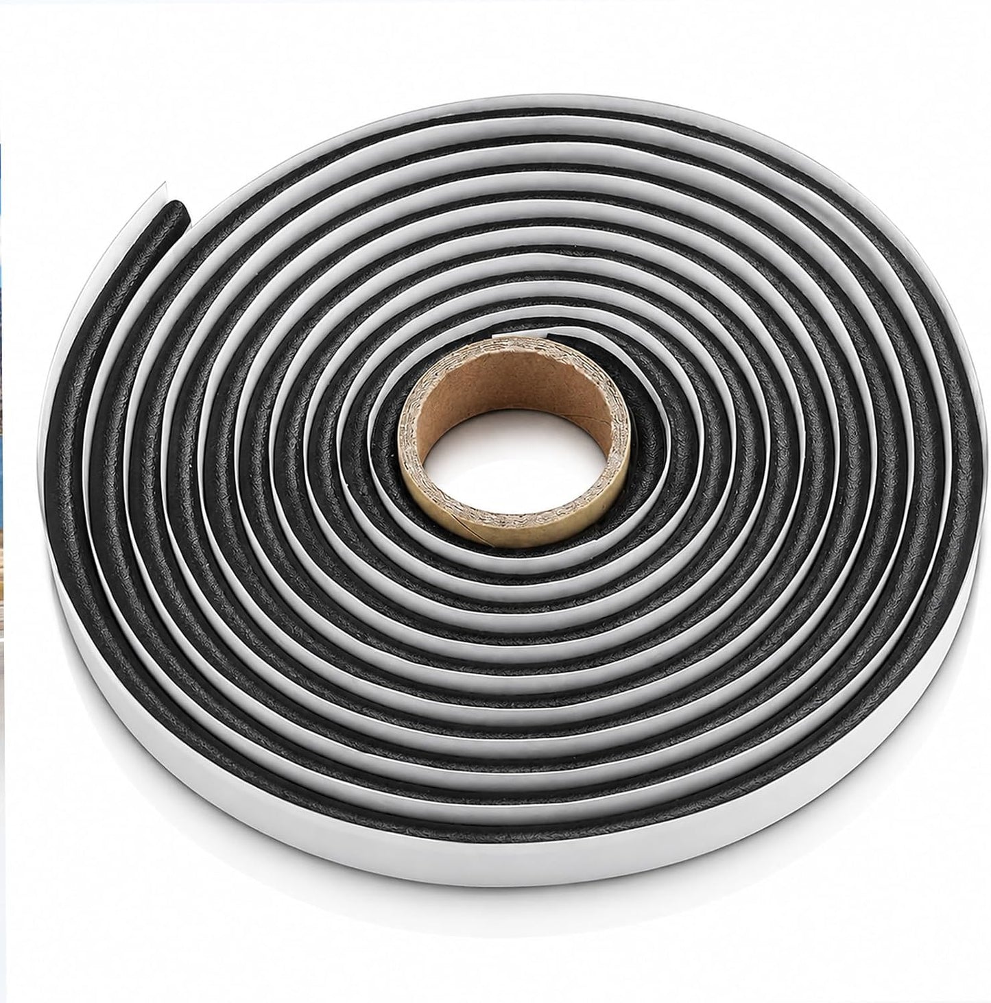 15FT Butyl Rope Butyl Rubber Sealant Tape for RV Car Headlamps Window Door Windshield, Black Waterproof Butyl Seal Tape- 3/8" X 15'(4.5m)