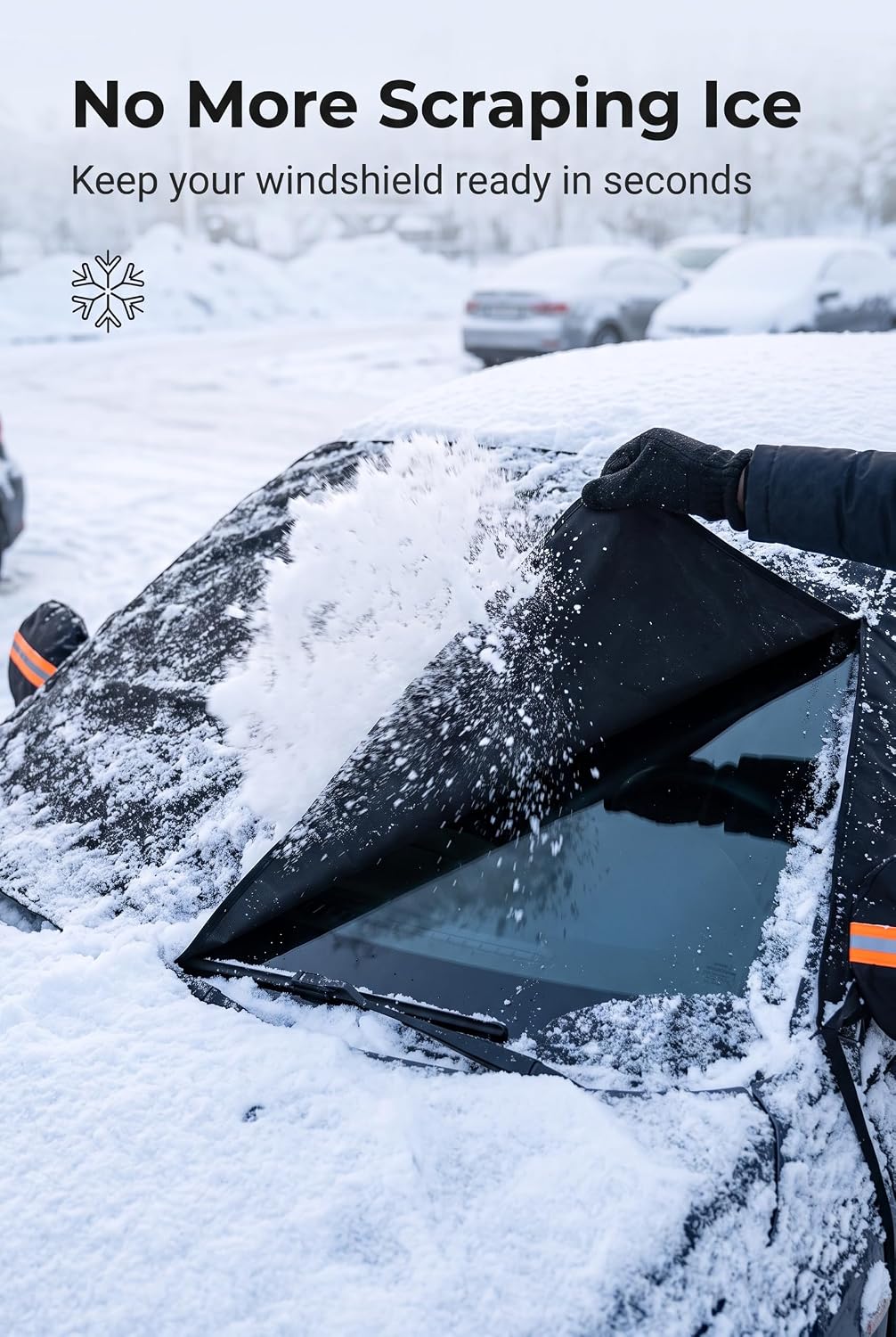 600D Oxford Windshield Snow Cover Hail‑Protection for Car SUV Truck