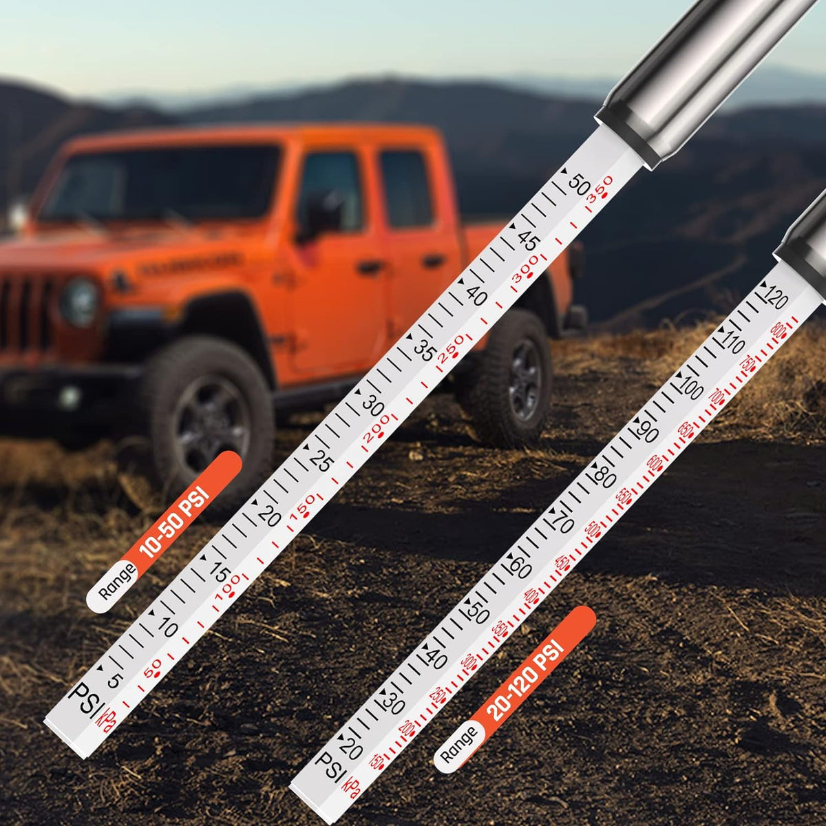 ETENWOLF Pencil & Digital Tire Pressure Gauge