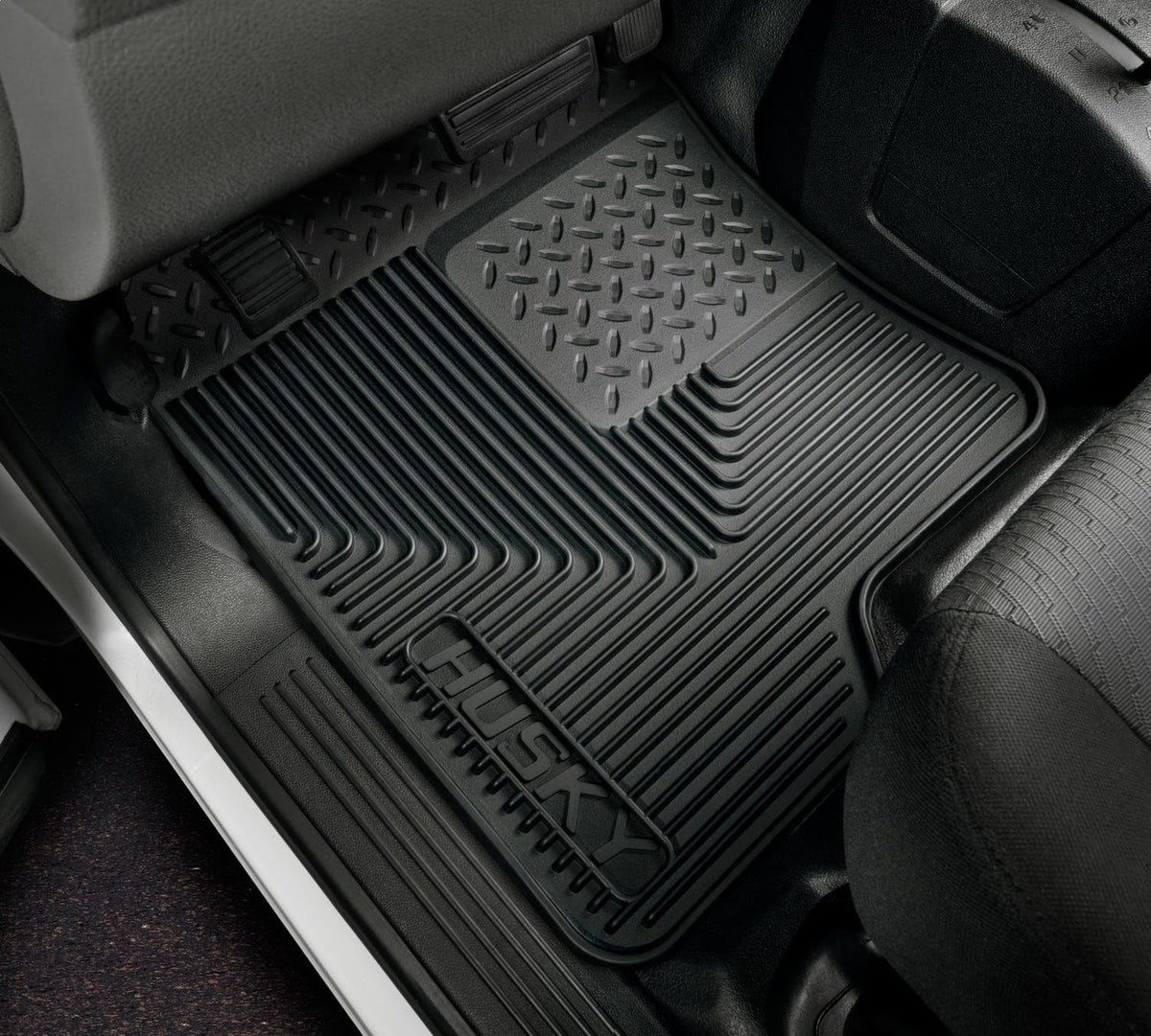 Husky Liners - Heavy Duty Front Floor Mats | 1988-1999 Chevrolet C1500/K1500, 1988-2000 Chevrolet C2500/K2500, Black | 51011