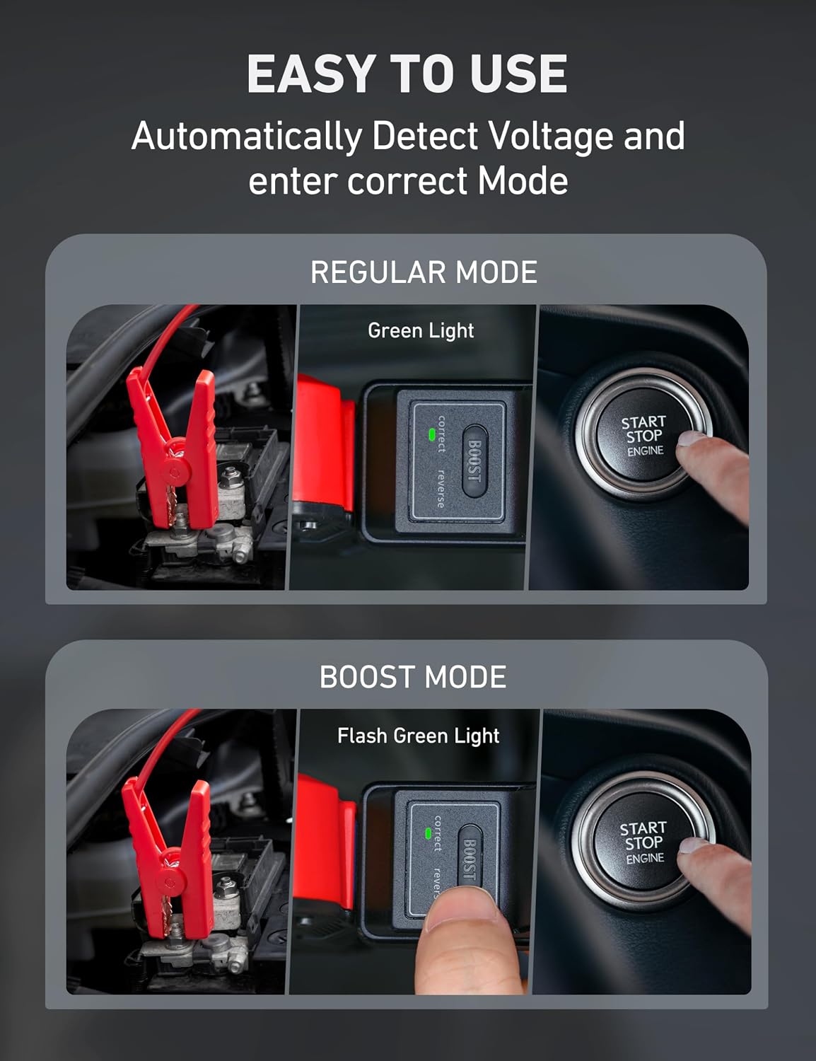 AstroAI S8 Car Battery Jump Starter 1500A – Portable 12V Lithium Jump Box