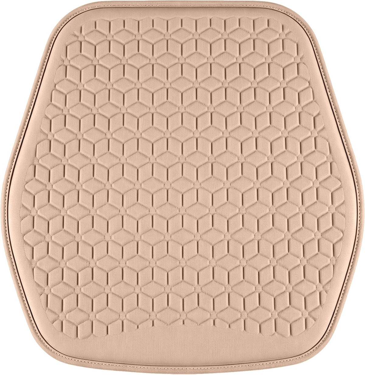 Thin Gel Car Seat Cushion, Non-Slip & Comfortable Automotive Front Seats Cushion Pad for Driver, Breathable Vehicle Interior Mat Cover Accessories (Pink)