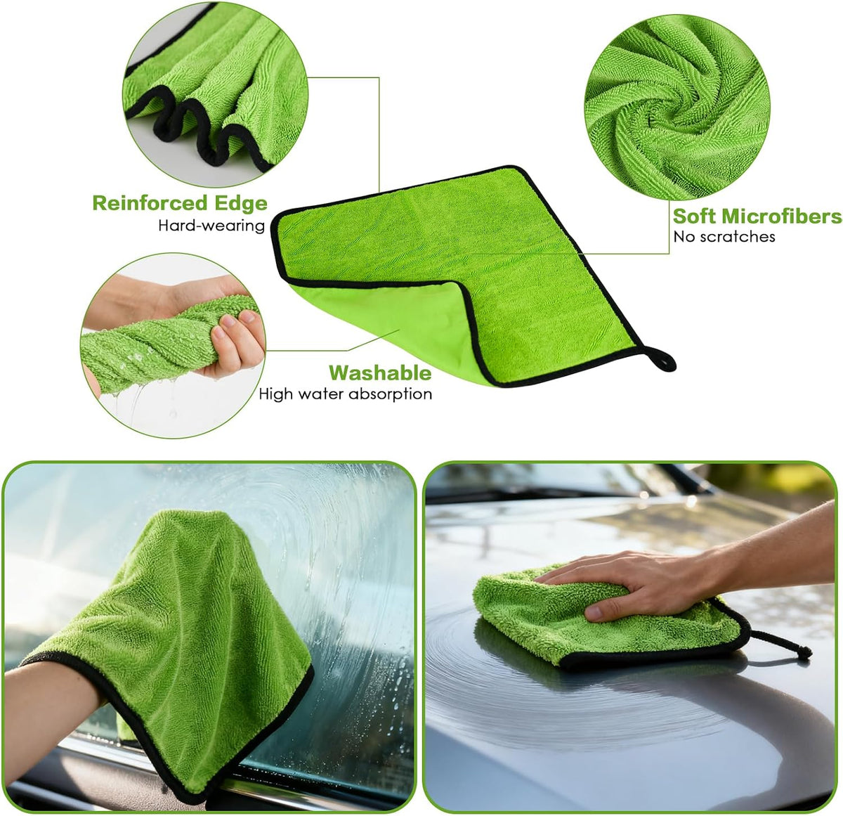 7PCS Car Windshield Cleaner Tool,19inch Inside Windshield Cleaning Tool
