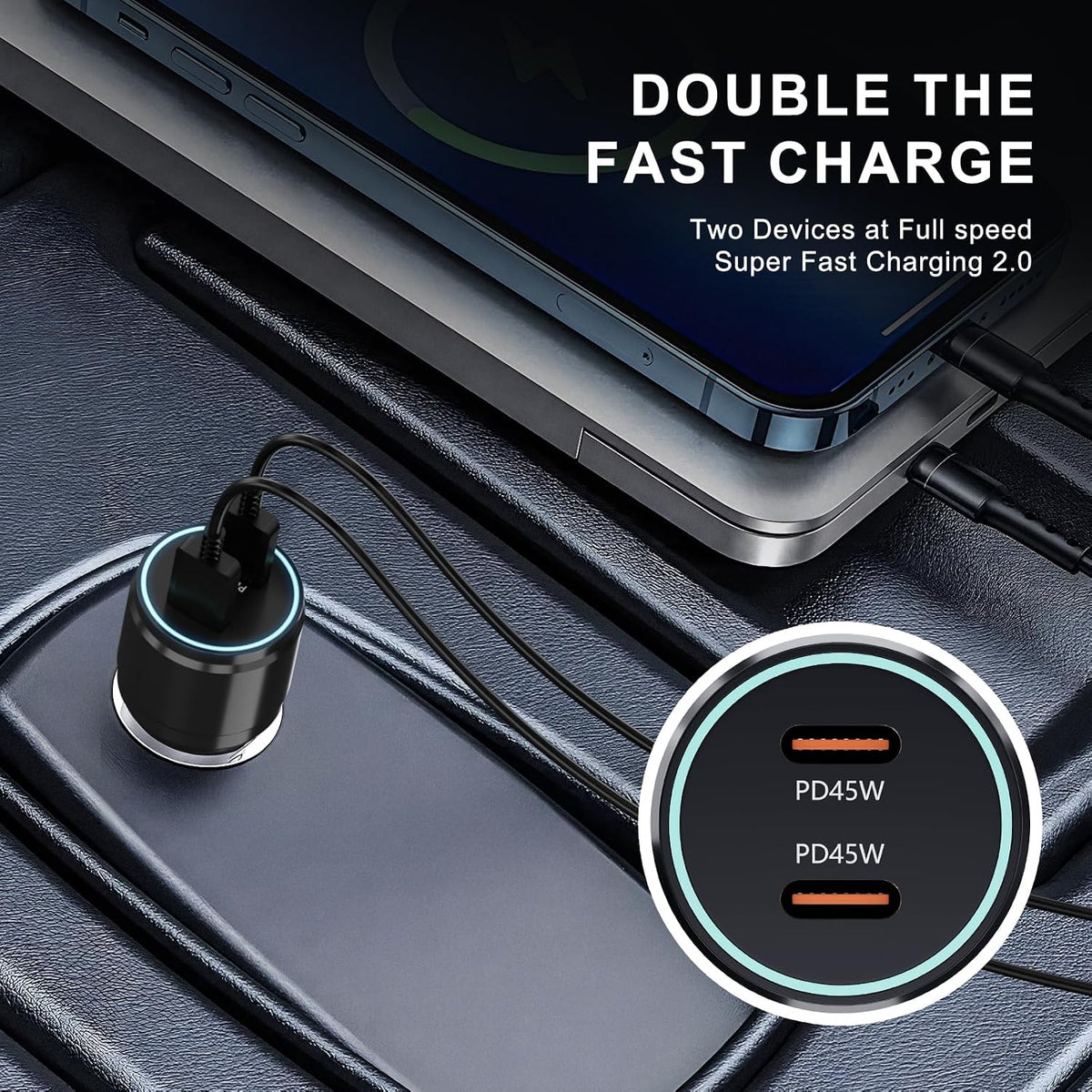 Samsung 45W USB-C Charger, 45W PPS Super Fast USB-C Wall/Car Charger
