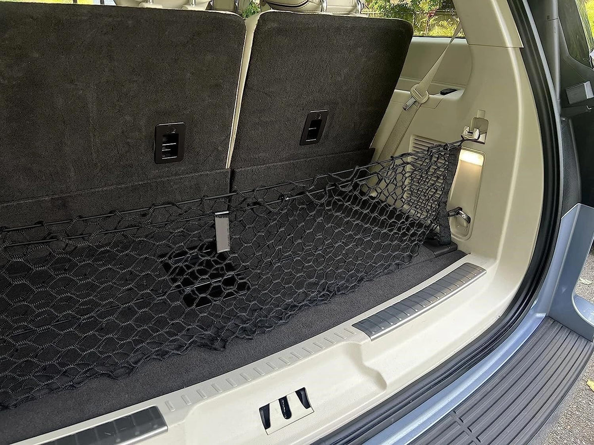 Rear Trunk Organizer Cargo Net for Ford Expedition 2018–2026 – Envelope Style Cargo Net for SUV – Premium Mesh Car Trunk Organizer Vehicle Carrier Storage – Compatible with Expedition