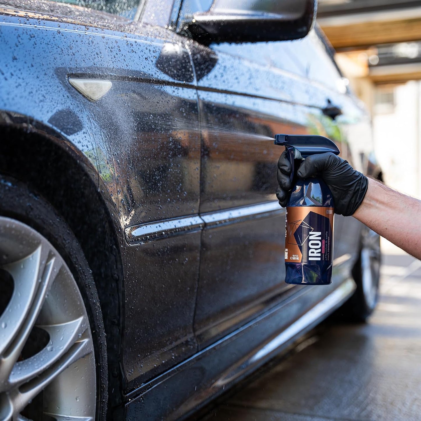 Gyeon Iron Redefined Iron Remover Fallout Cleaner for Car Paint Wheels Glass pH Neutral Color Changing Formula Removes Brake Dust Rust & Rail Dust Powerful Auto Detailing Surface Decontamination