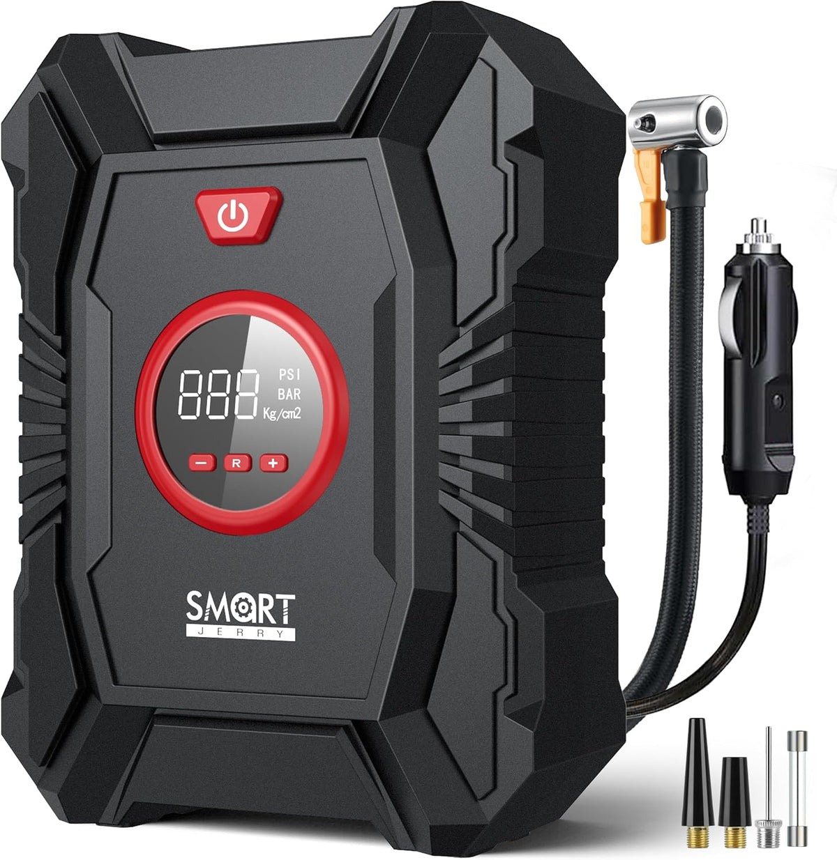 Portable Tire Inflator for Car, 12V Air Compressor, Max 100 PSI