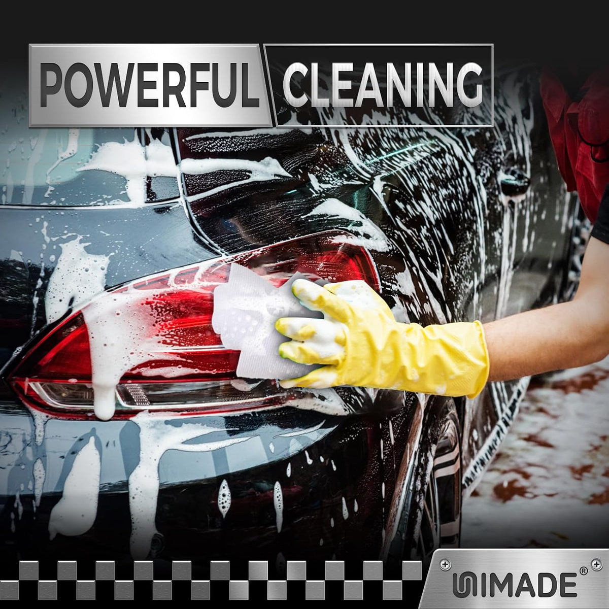 UNIMADE Shop Towels, 100 Pack Commercial Grade Work Rags Microfiber Towels