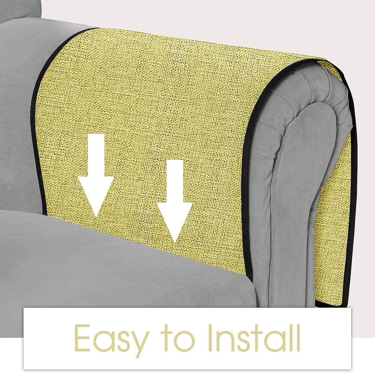 Joywell Remote Control Holder Armchair Caddy Armrest Organizer Yellow