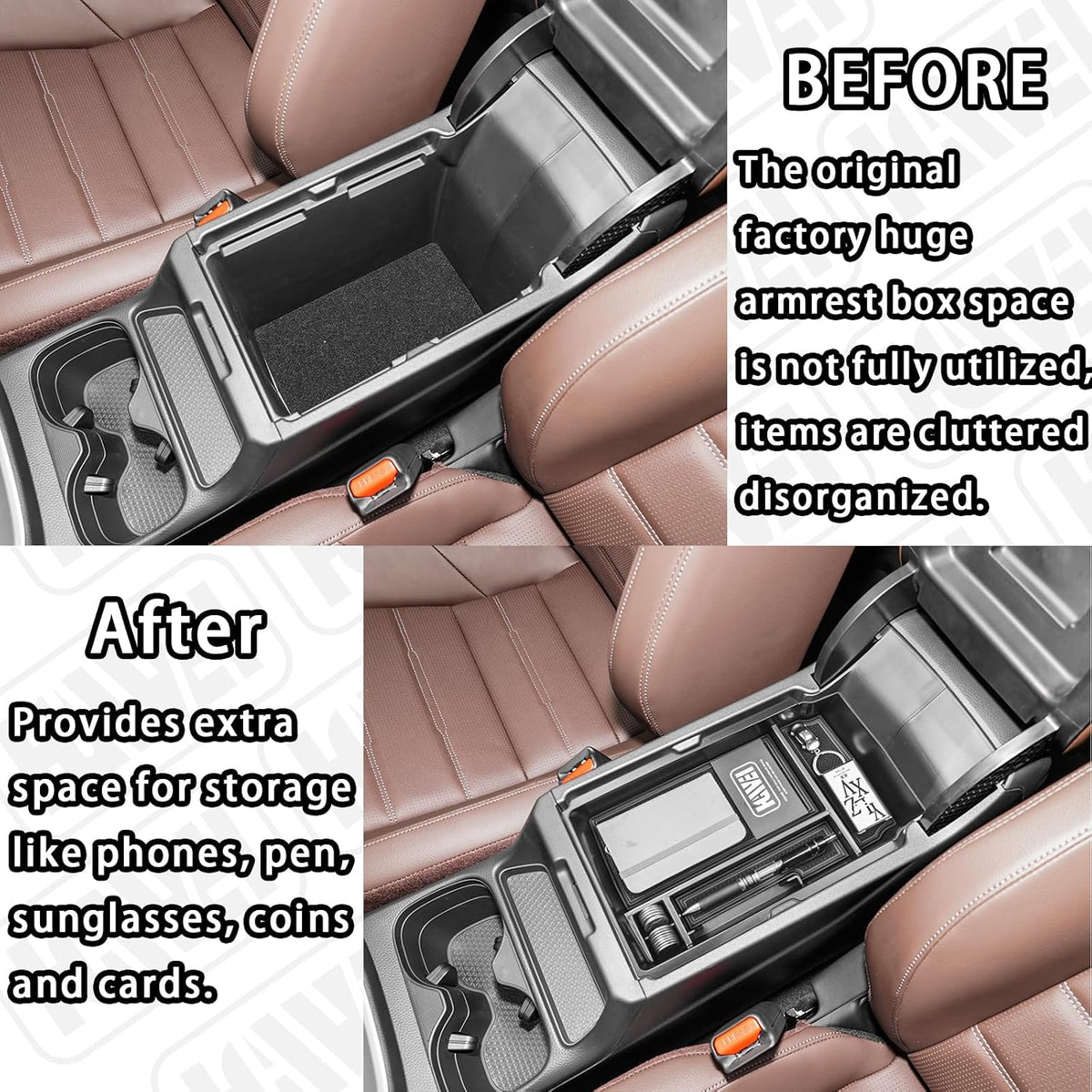 Center Console Organizer for Honda CRV 2023-2025 2026 Interior Accessories