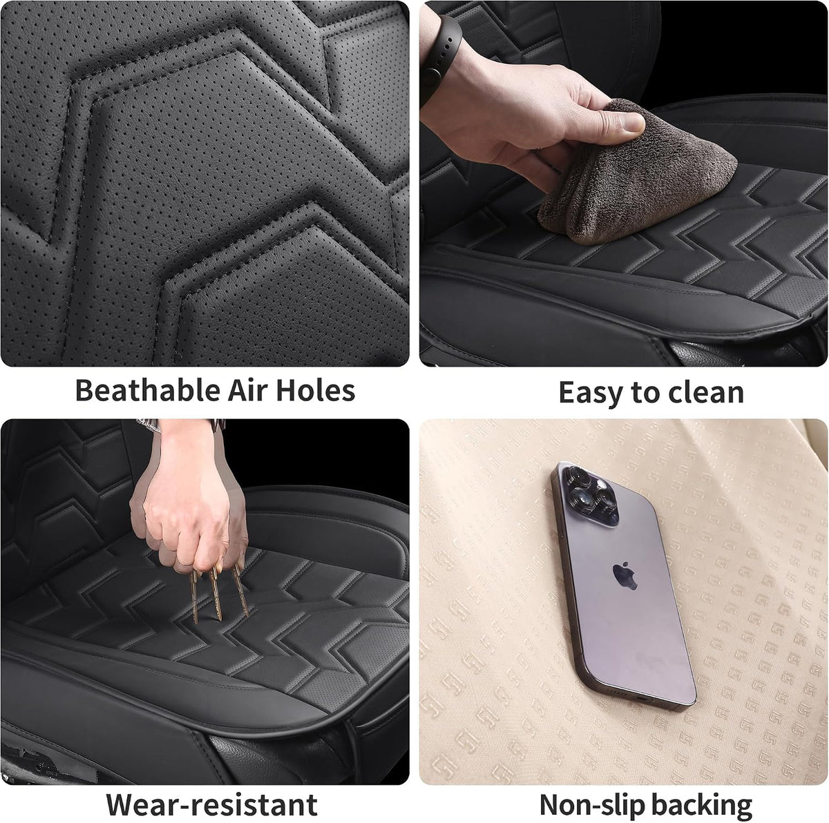 Leather Car Seat Covers Front Automotive Seat Protectors