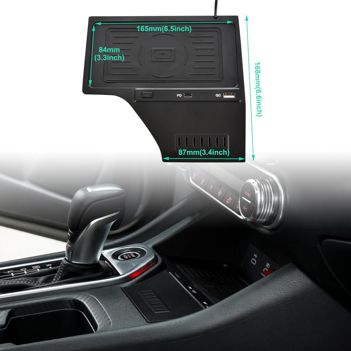 Phone Wireless Charger for 2020-2024 Nissan Sentra S, SV, SR