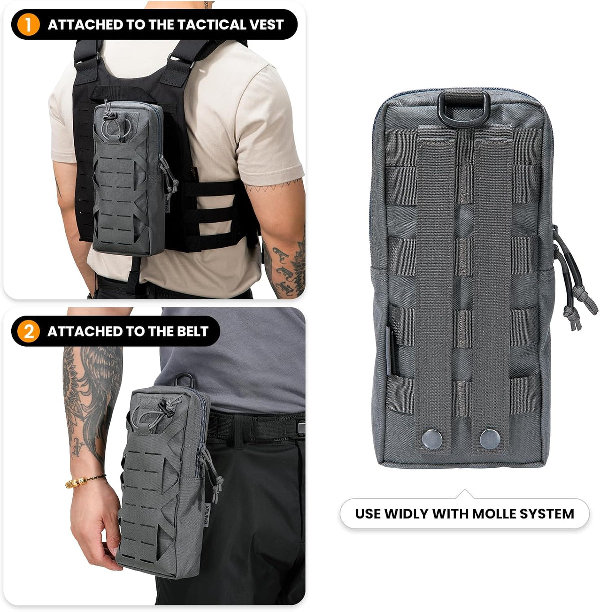 EXCELLENT ELITE SPANKER Tactical EDC Pouch Molle Utility Tool Pouches