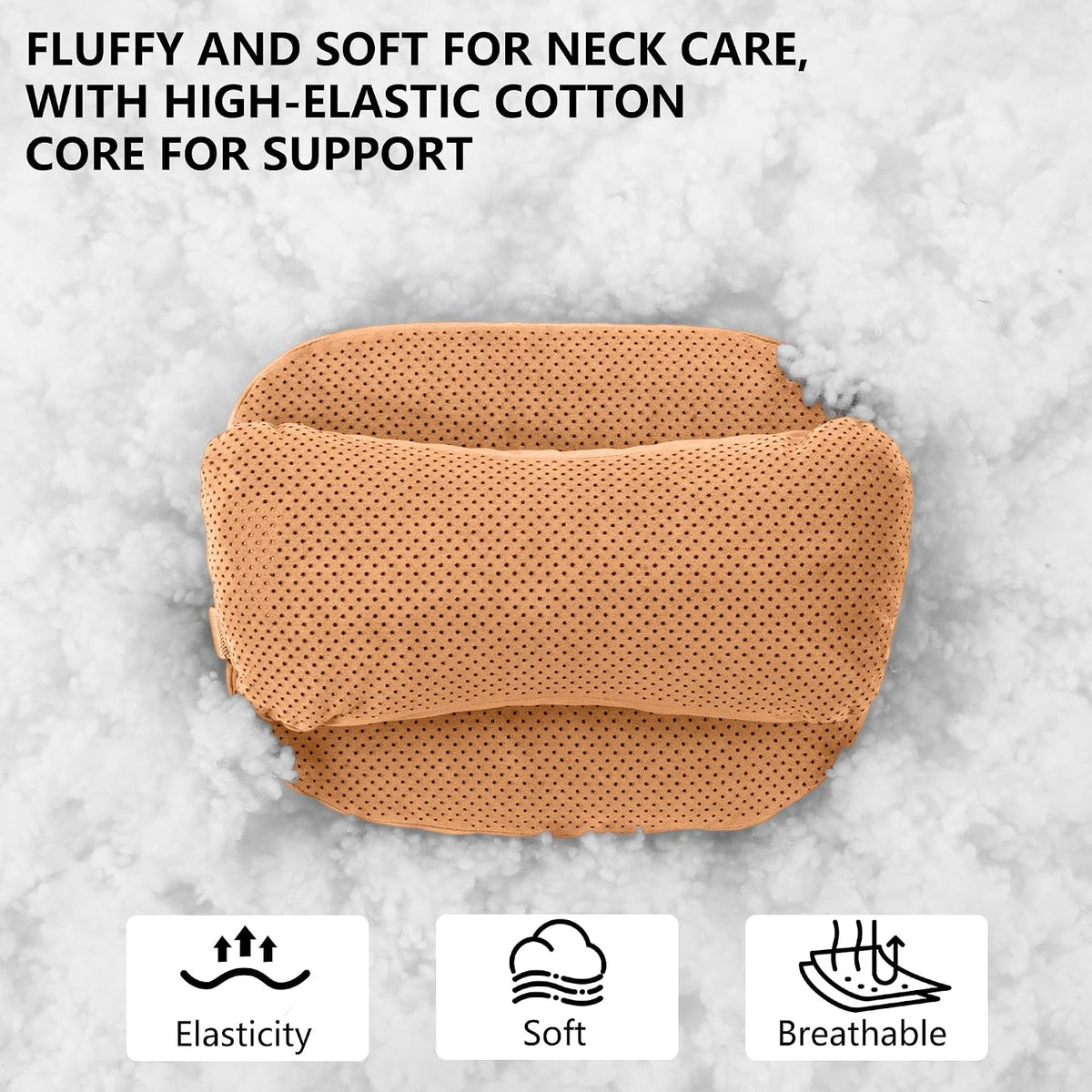 2 Pack Car Neck Pillow, Soft Car Headrest Pillow for Neck Support