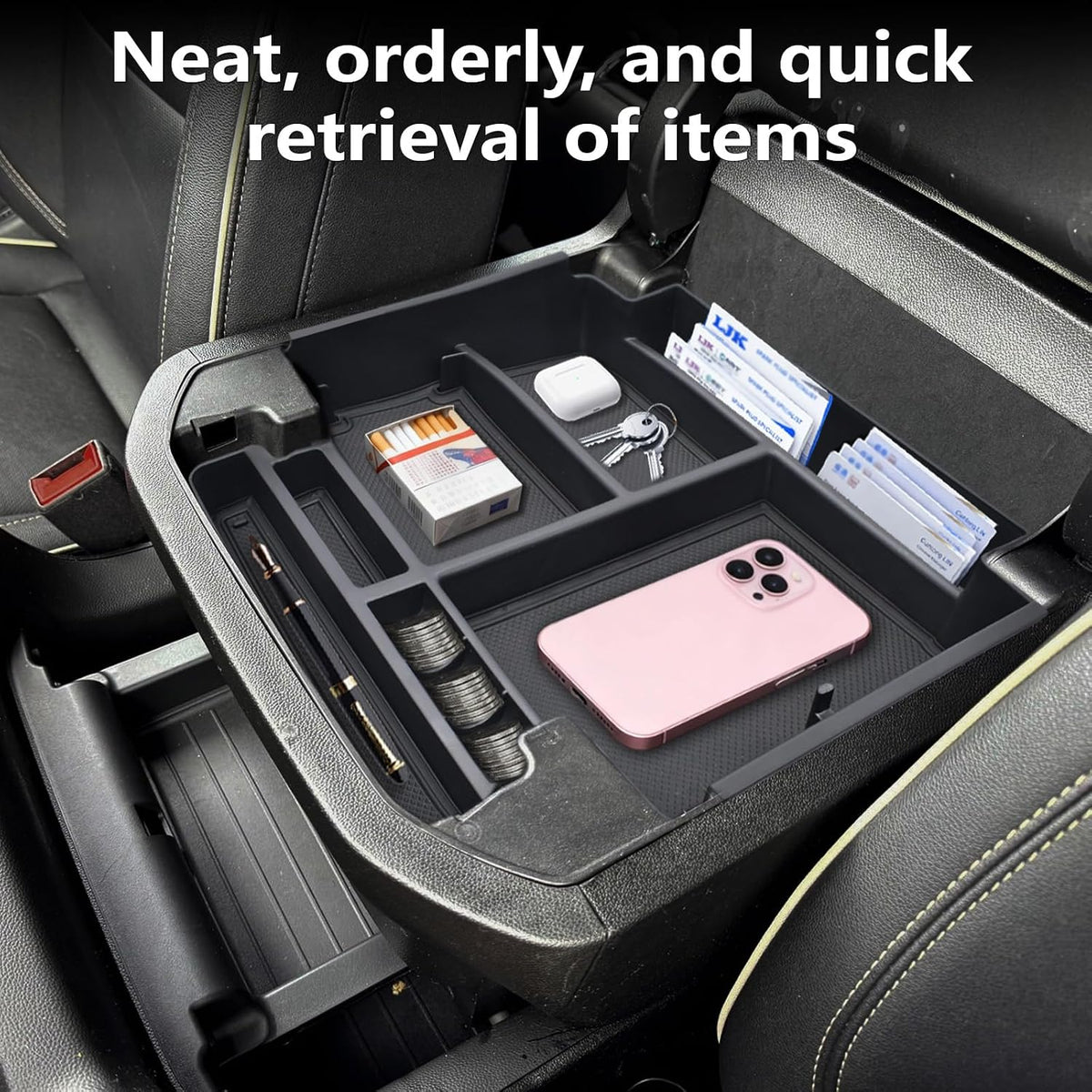 Center Console Organizer for 2021-2026 GMC YuKon Denali, Tahoe/Suburban