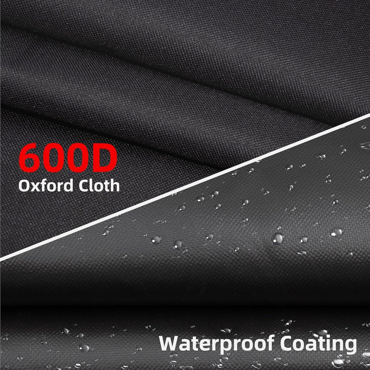 AggAuto Car Windshield Cover for Ice and Snow - 75x46in 600D Oxford Cloth, Anti-Theft & Reflective Side Mirror Covers, All-Season Sun/Snow Protection for Cars & SUVs